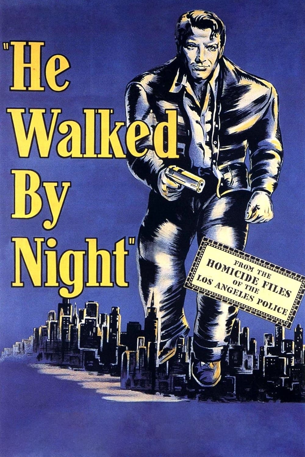 夜歩く男の画像